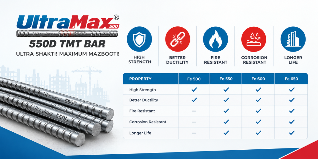 Properties of TMT Bars That Matter in High-Rise Safety