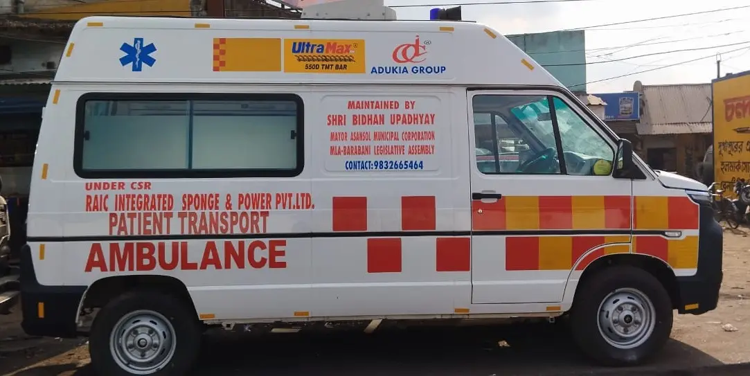 Ambulance Service by Ultramax at Jamuria