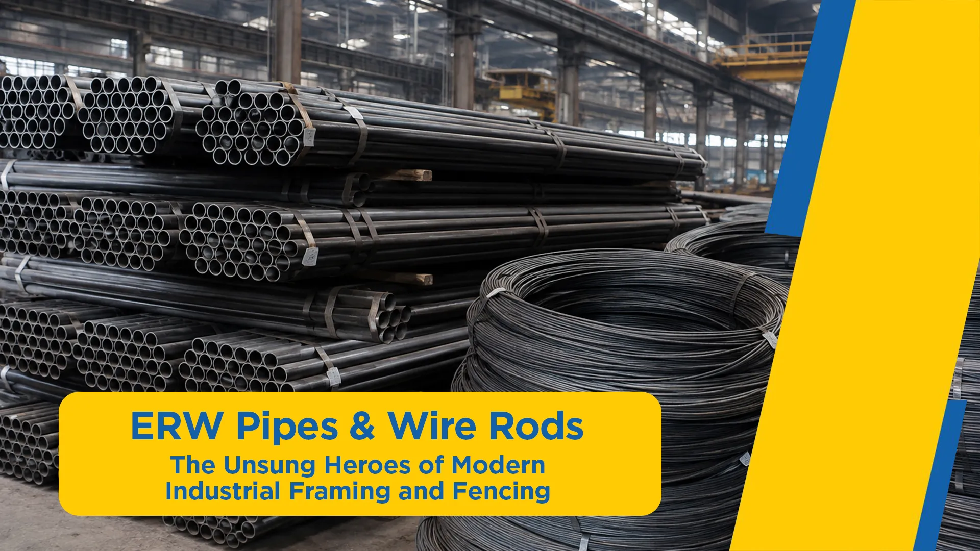 ERW Pipes & Wire Rods: The Unsung Heroes of Modern Industrial Framing and Fencing